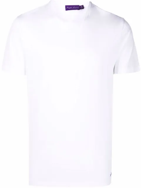 Ralph Lauren Purple Label embroidered logo T-shirt