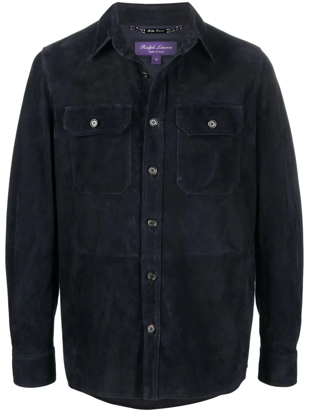 

Ralph Lauren Purple Label sobrecamisa manga larga - Azul