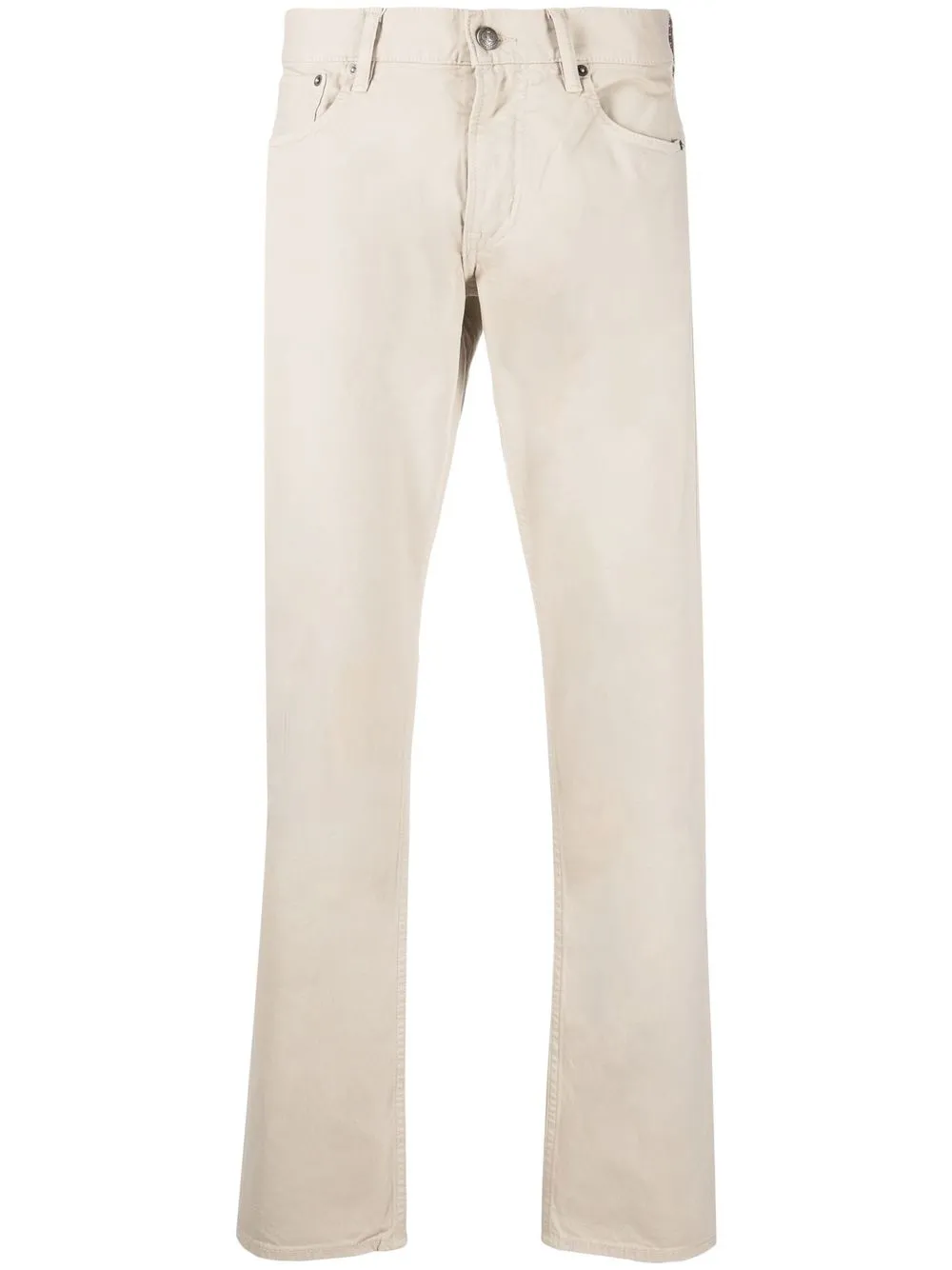 

Ralph Lauren Purple Label pantalones rectos slim - Neutro