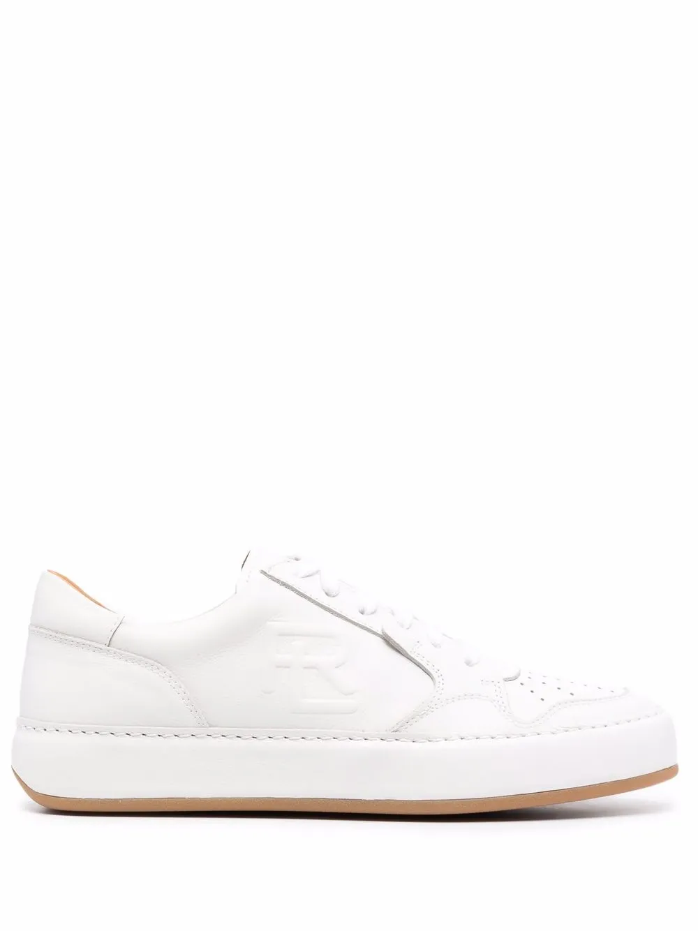 

Ralph Lauren Collection tenis bajos Jinett - Blanco