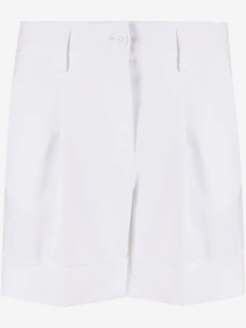 P.A.R.O.S.H. turn-up hem cotton shorts