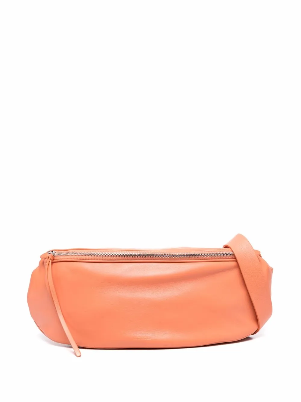 

Jil Sander cangurera con logo en relieve - Naranja