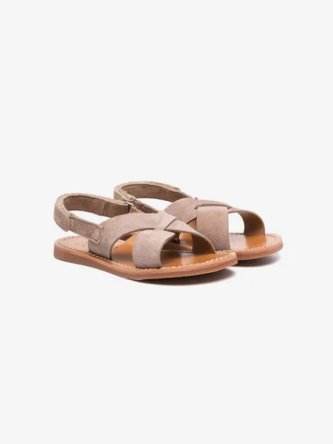 Pom D'api crossover strap detail sandals