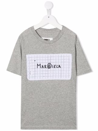 Maison Margiela logo-print Cotton T-Shirt - Farfetch