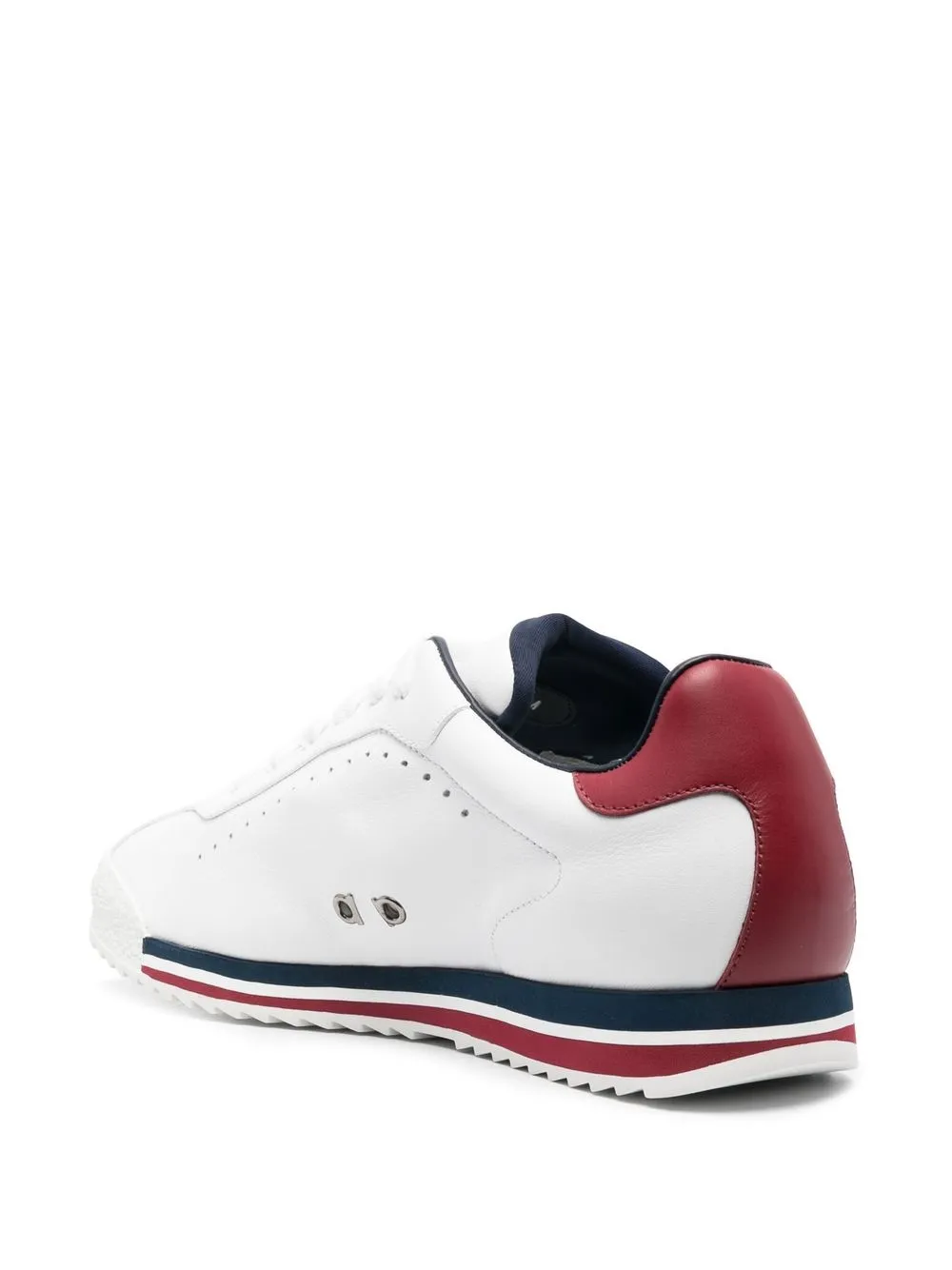 Ferragamo embossed-logo low-top sneakers White