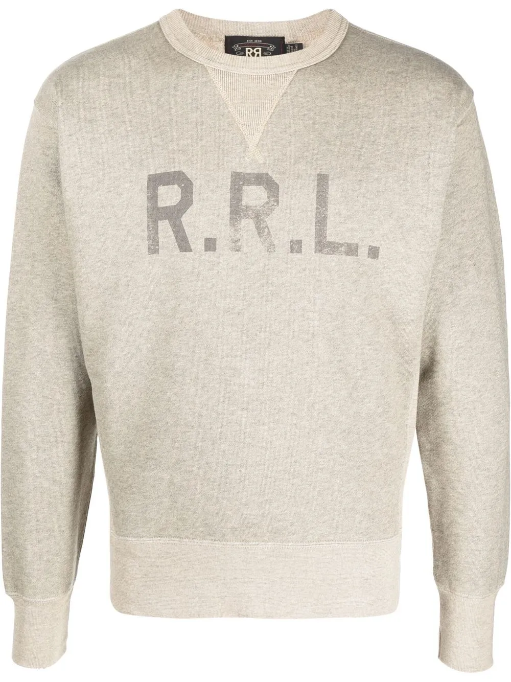 

Ralph Lauren RRL sudadera con logo estampado - Gris