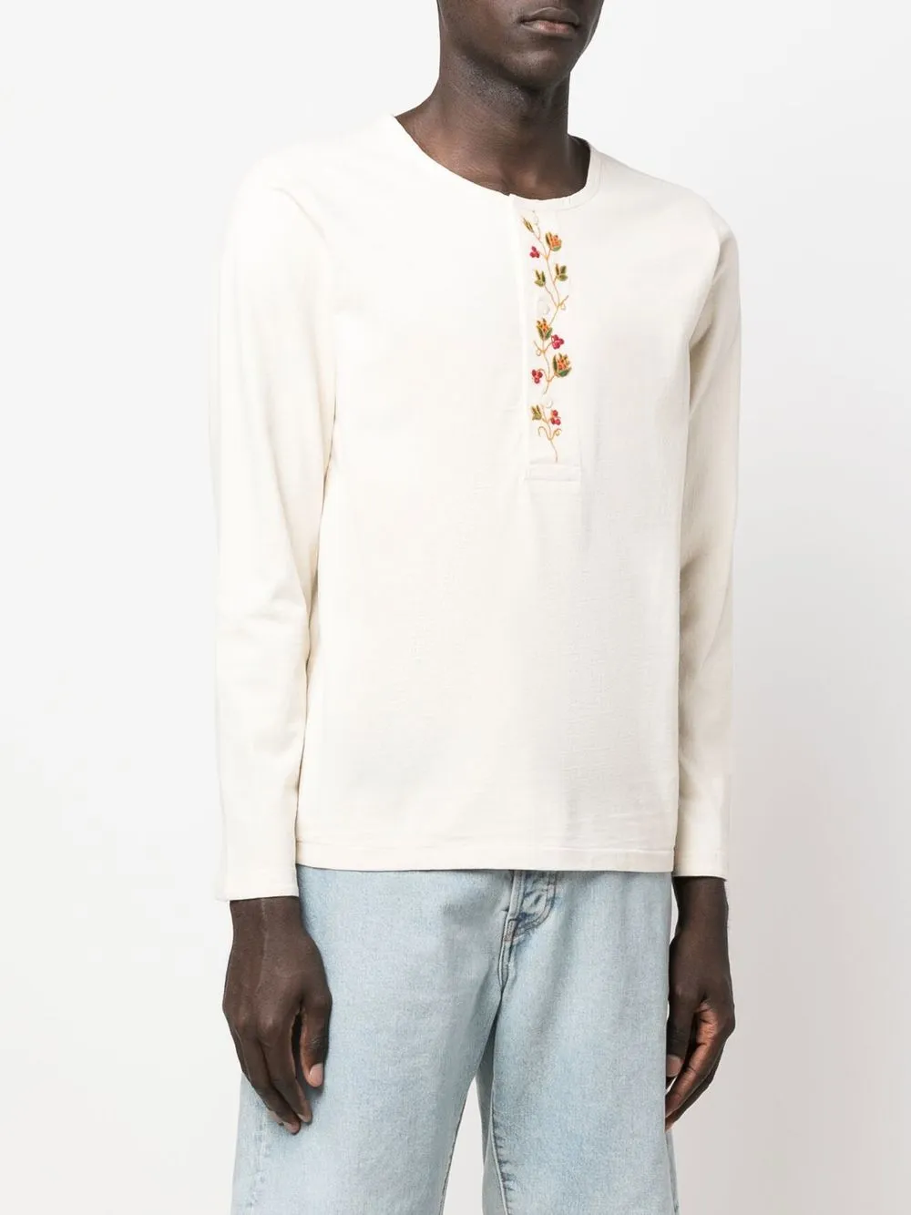 Ralph Lauren RRL floralprint longsleeved Tshirt Farfetch