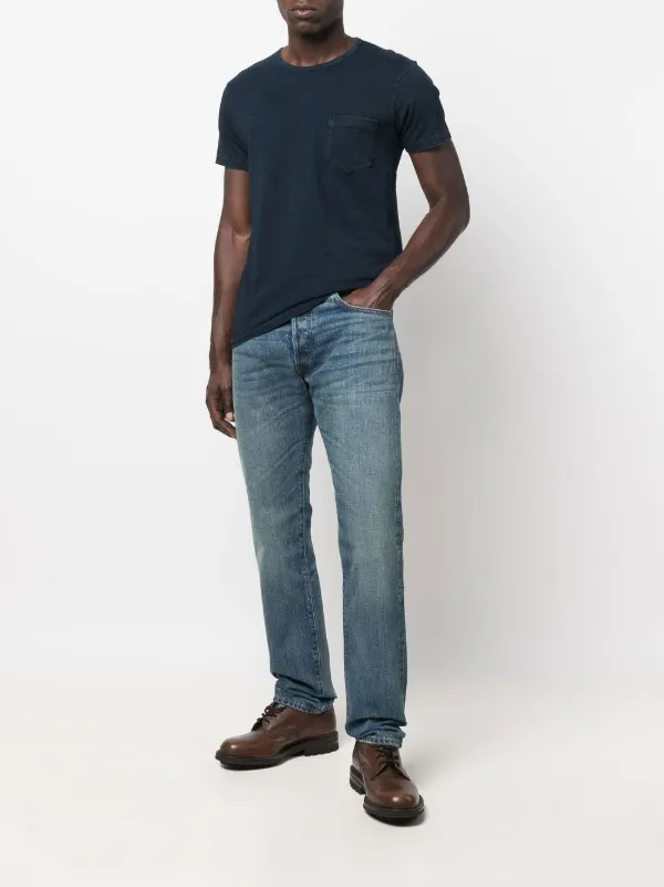 Ralph Lauren RRL スリム ストレートジーンズ | ブルー | FARFETCH JP