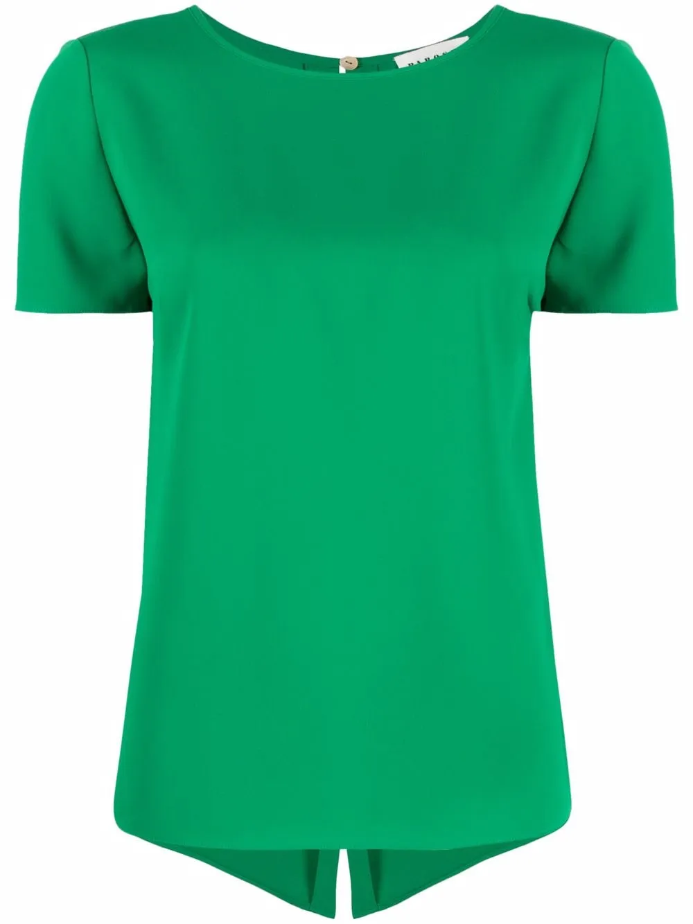 

P.A.R.O.S.H. blusa con abertura en la espalda - Verde