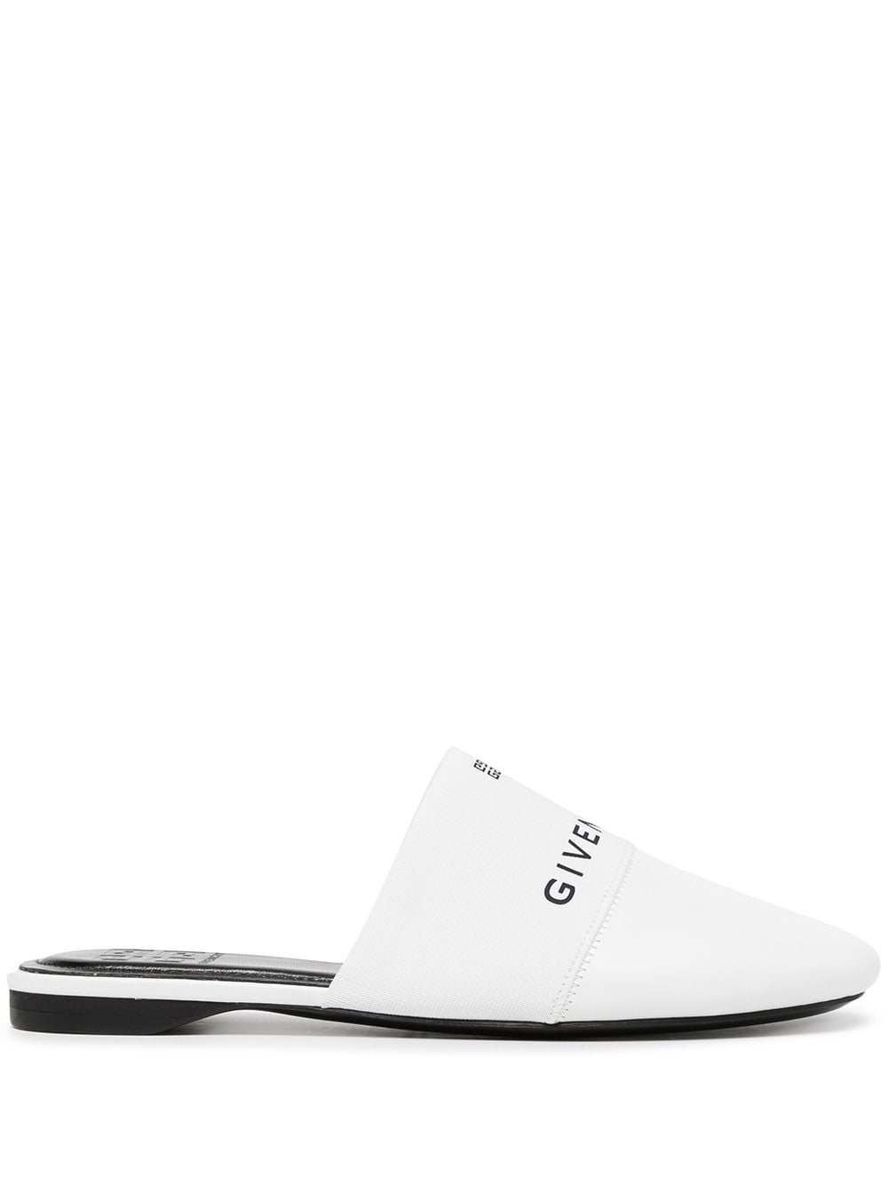 

Givenchy mules con logo estampado - Blanco