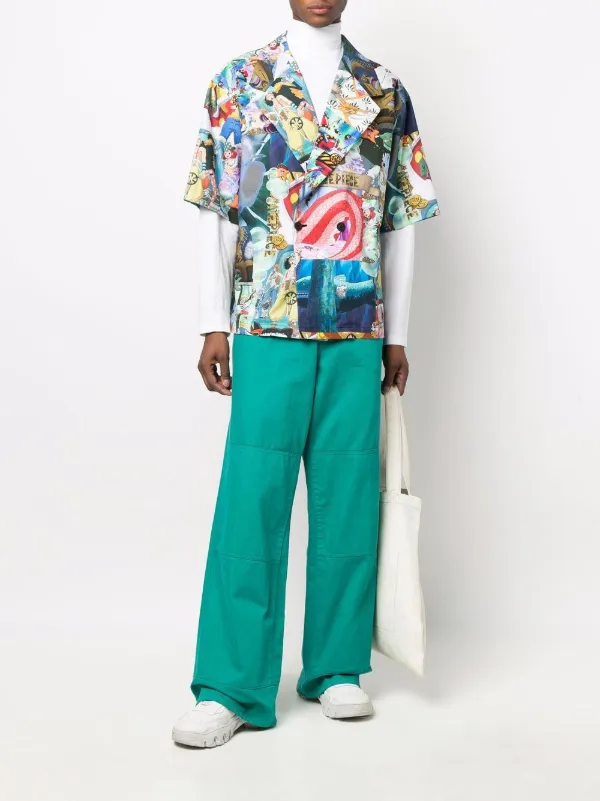 Gcds Anime-print short-sleeve Shirt 