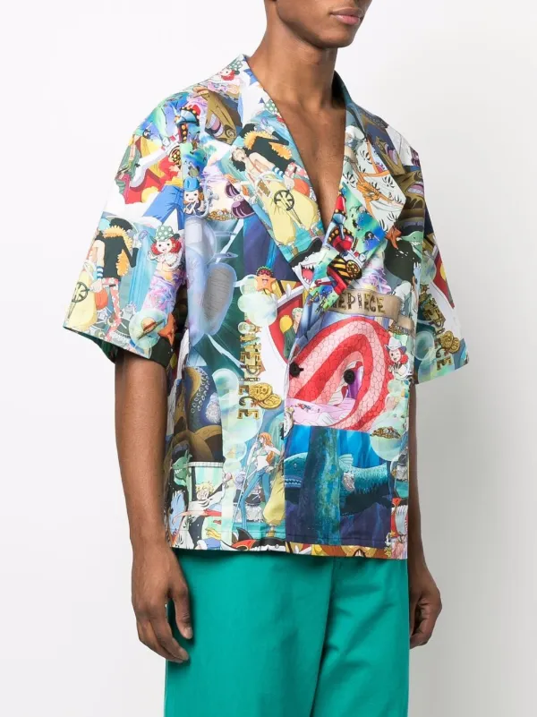 Gcds Anime-print short-sleeve Shirt 