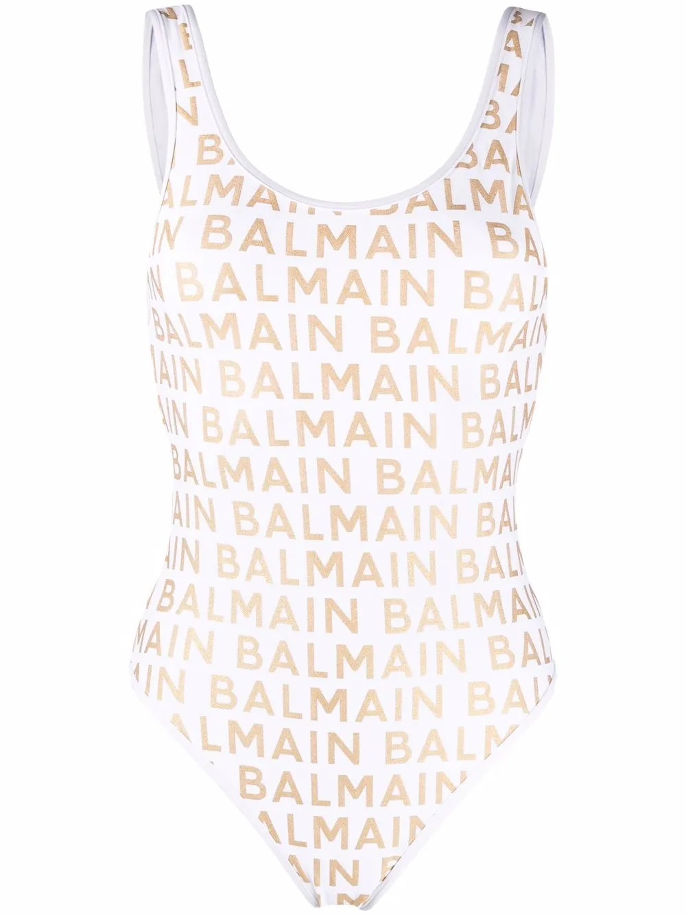 фото Balmain купальник с логотипом