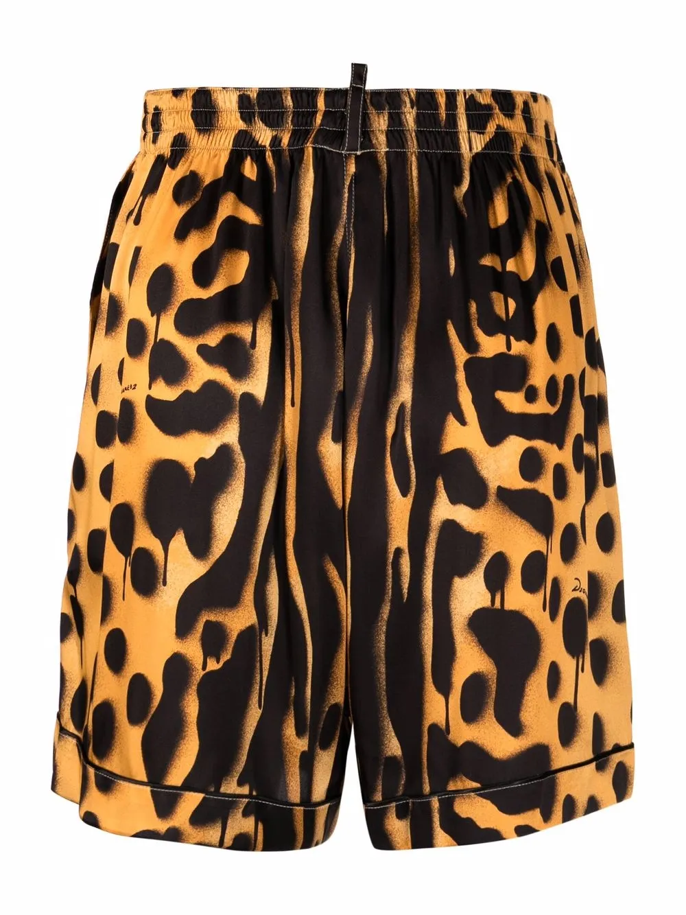 Dsquared2 Pyjamashorts met luipaardprint - Beige