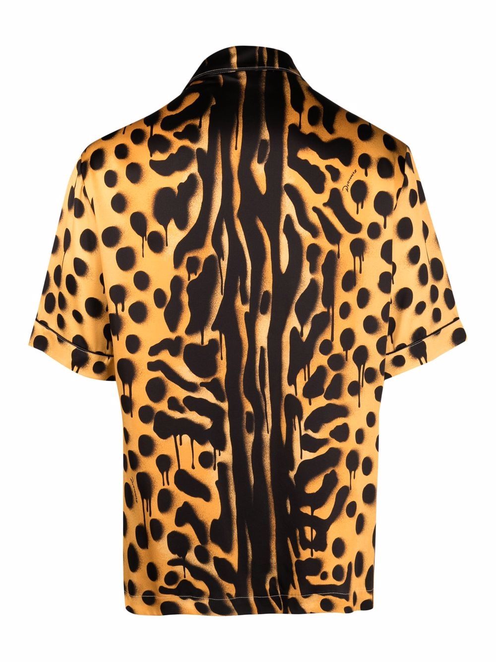 фото Dsquared2 пижамная рубашка с леопардовым принтом