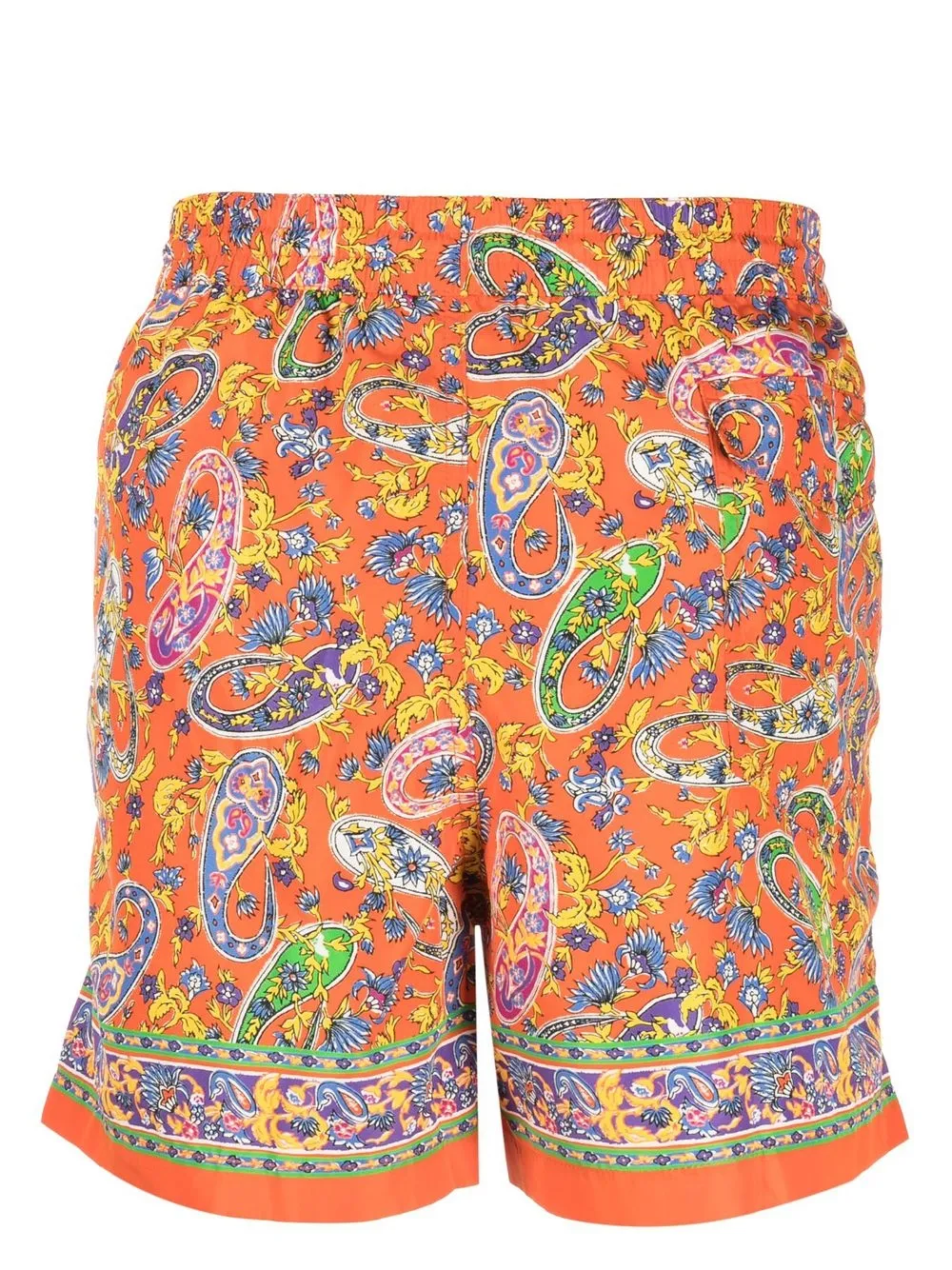 Ralph Lauren Purple Label Zwembroek met paisley-print - Oranje