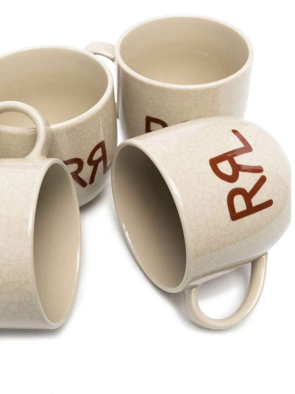  Ralph Lauren Rrl Set Aus Drei Rrl Bechern   Nude 