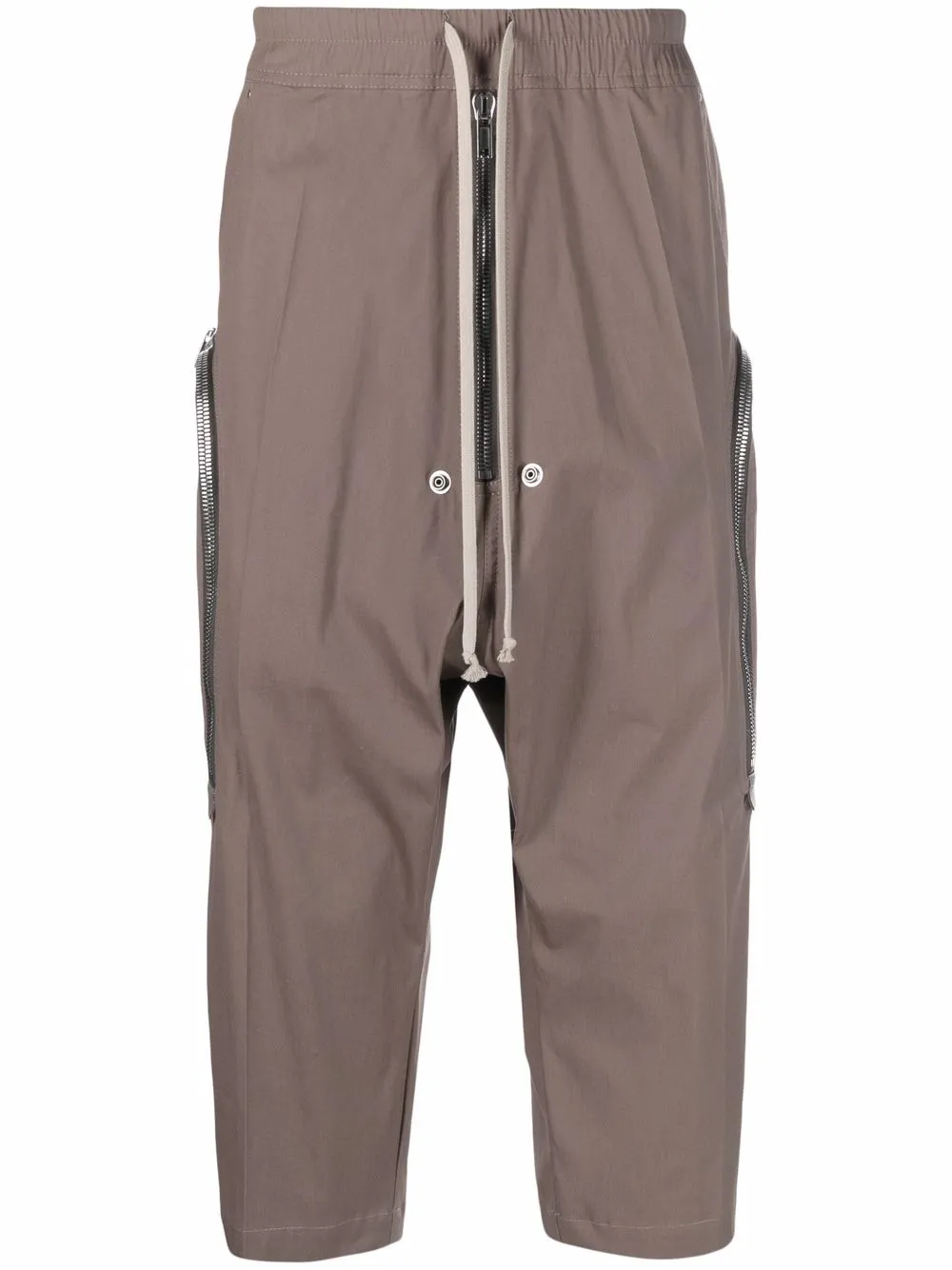 

Rick Owens drawstring-waist drop-crotch trousers - Green