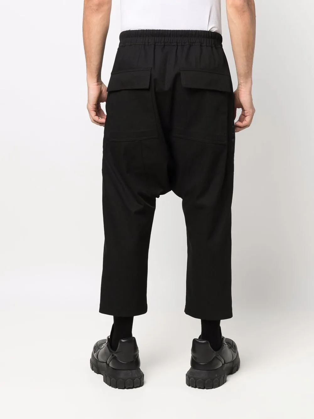 фото Rick owens брюки с кулиской и низким шаговым швом