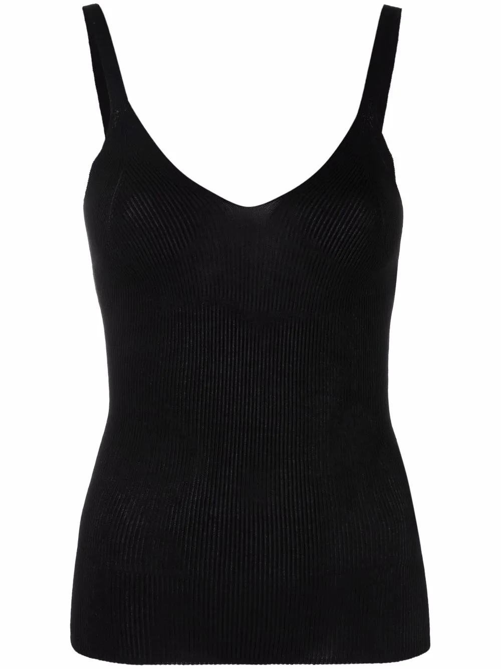 

P.A.R.O.S.H. camiseta tejida de canalé - Negro