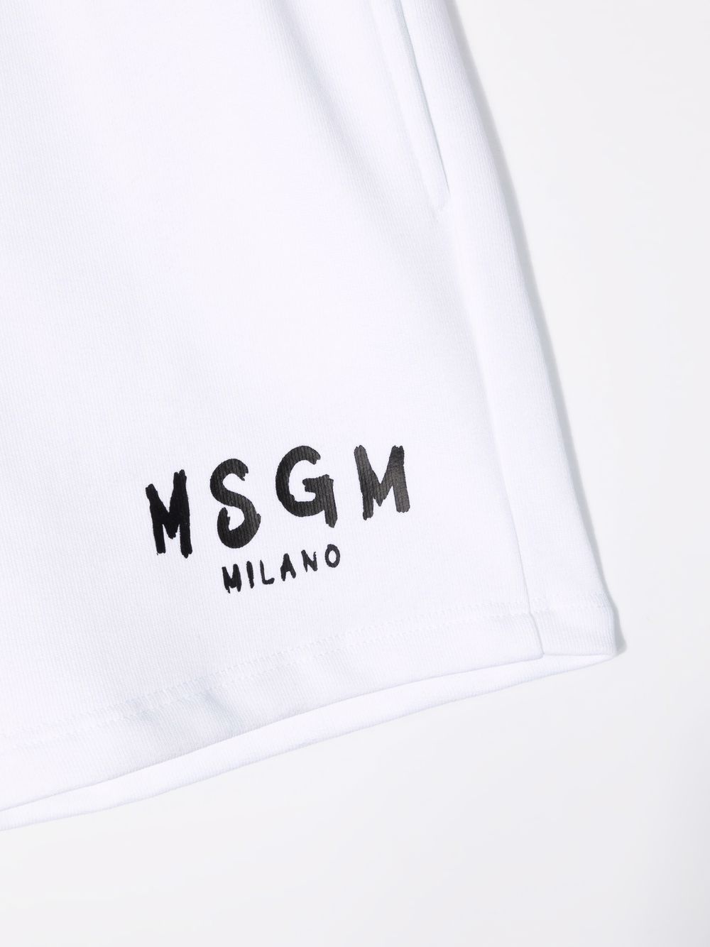 фото Msgm kids спортивные шорты с логотипом