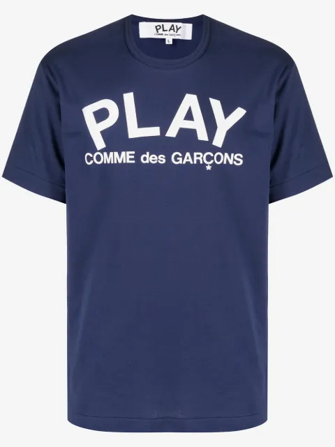Comme Des Garçons Play logo-print short-sleeve T-shirt