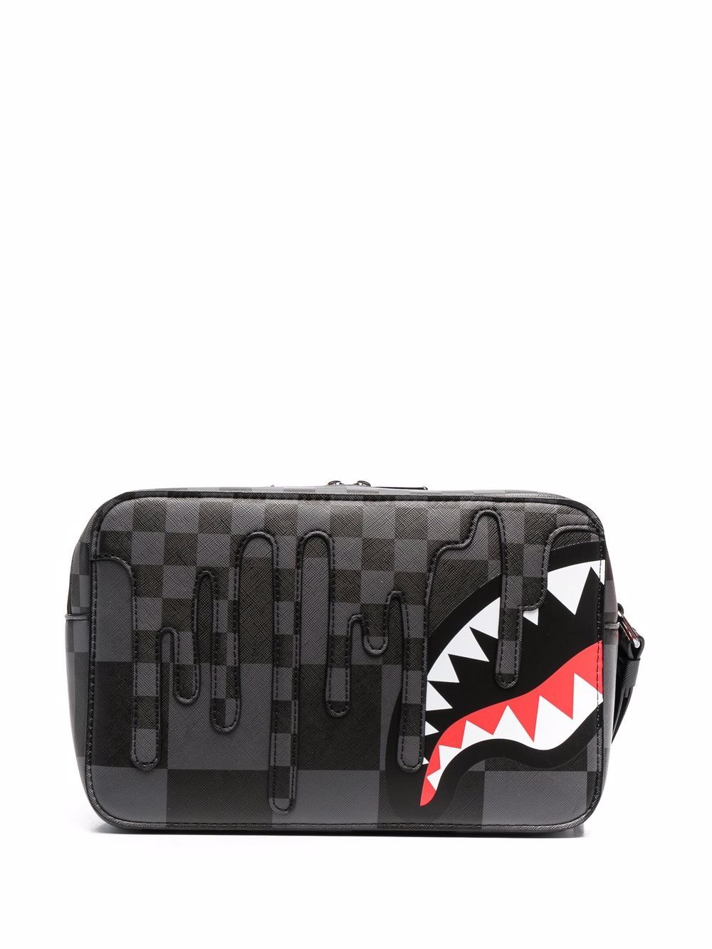 фото Sprayground несессер shark в шахматную клетку