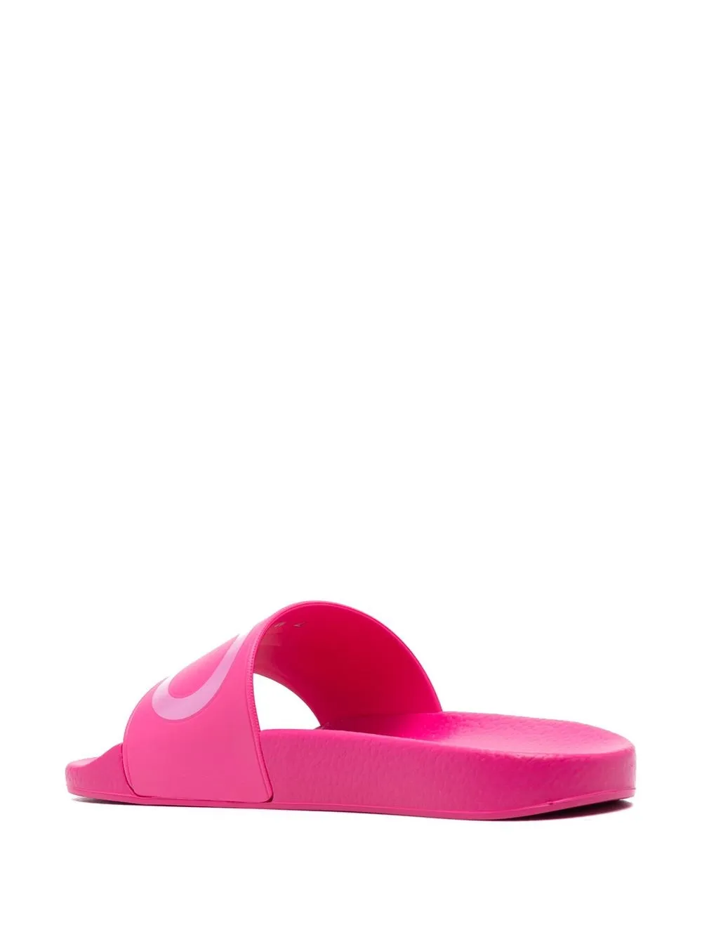 Ferragamo Groovy Gancini Pool Slide Sandals In Rosa