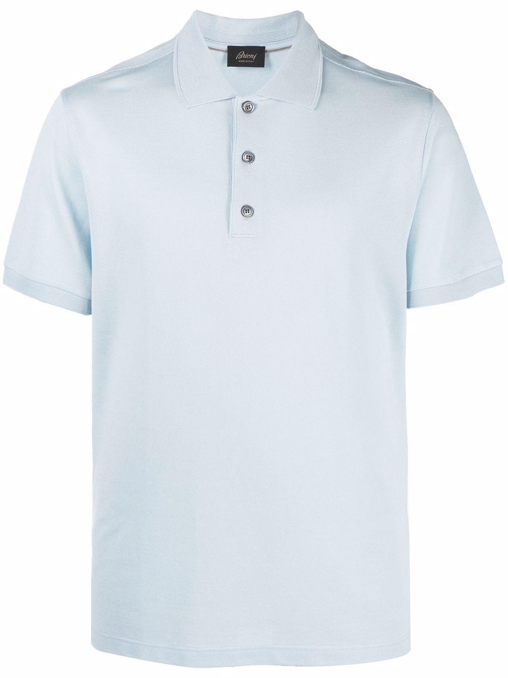 Brioni short-sleeved Cotton Polo Shirt - Farfetch