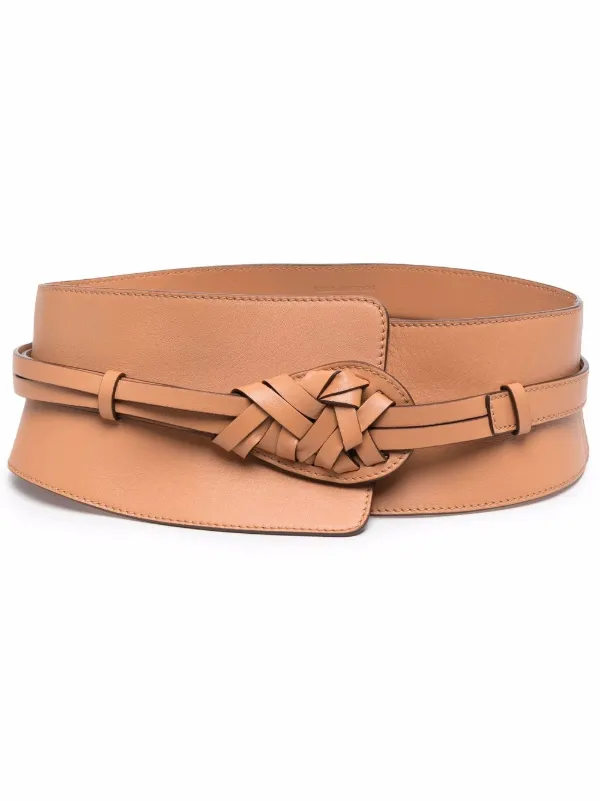 Ulla Johnson Paola Wide Leather Belt 