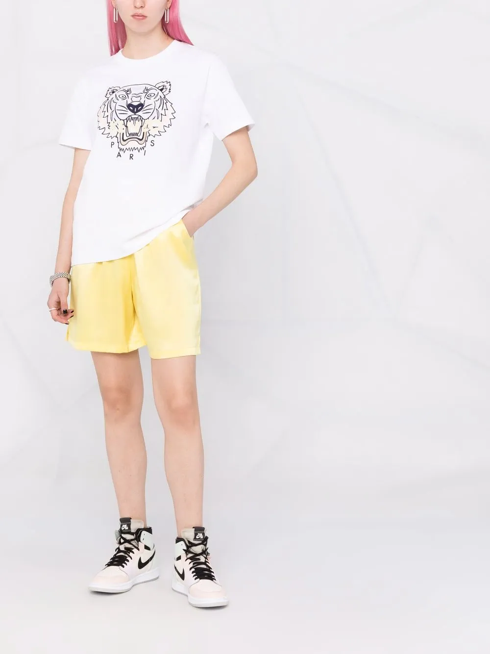 фото Kenzo футболка с принтом tiger head