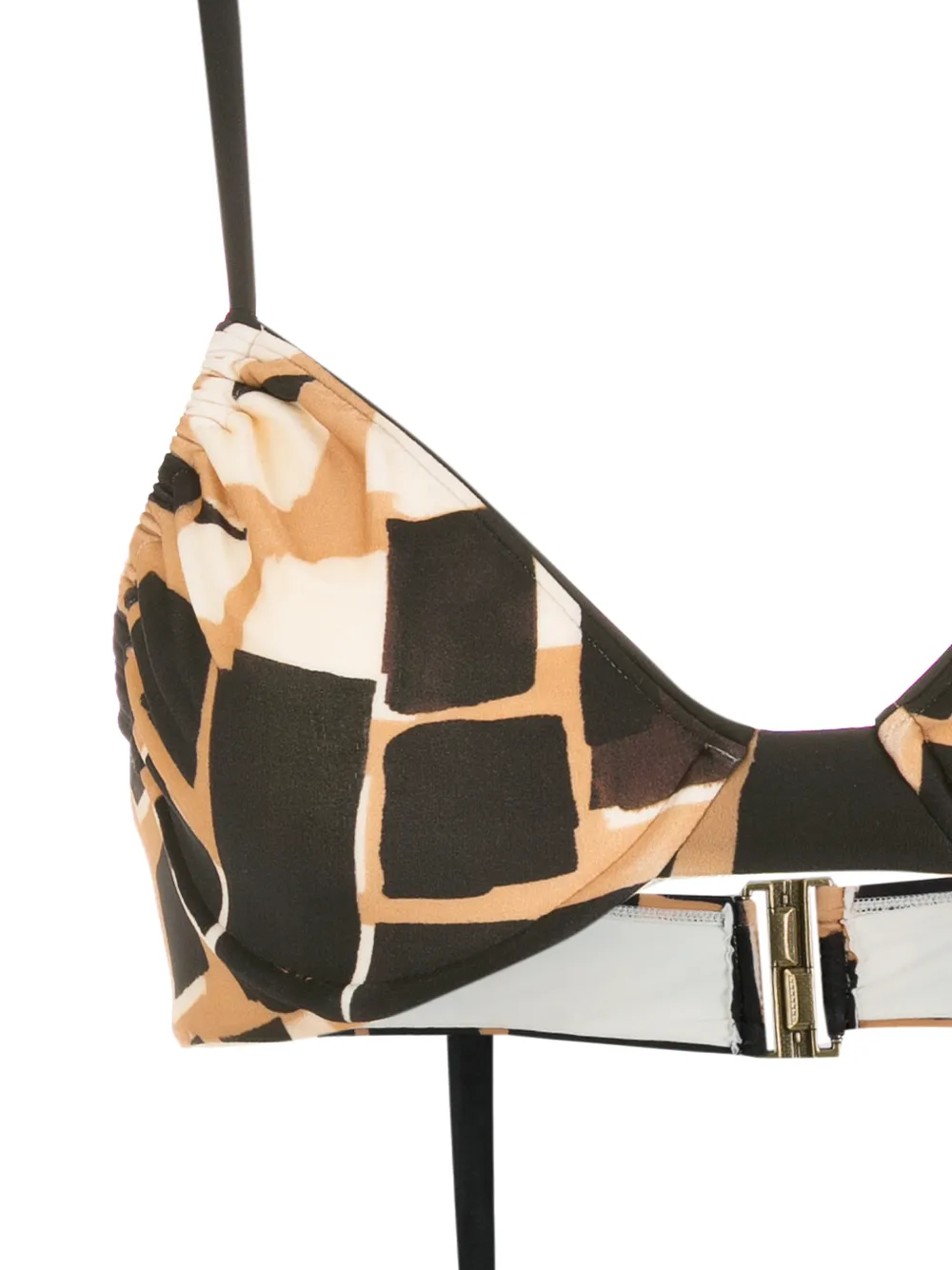 Lenny Niemeyer Herta Vivo Platz Bikini Top In Neutrals