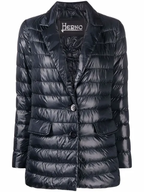 Herno button-front padded jacket