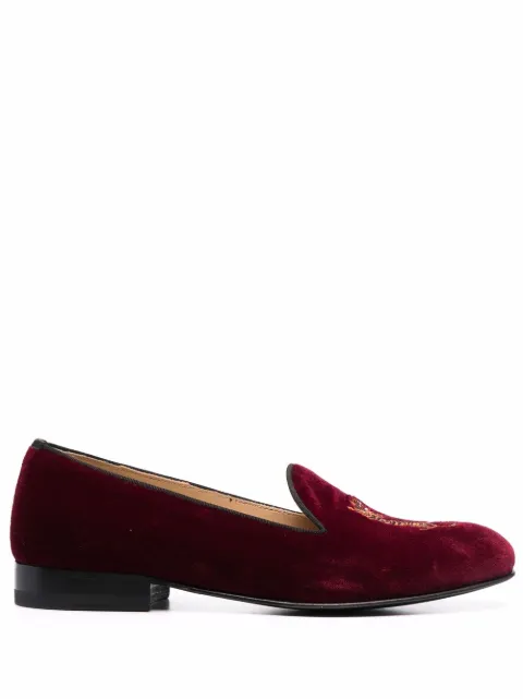 Scarosso Becky velvet slippers