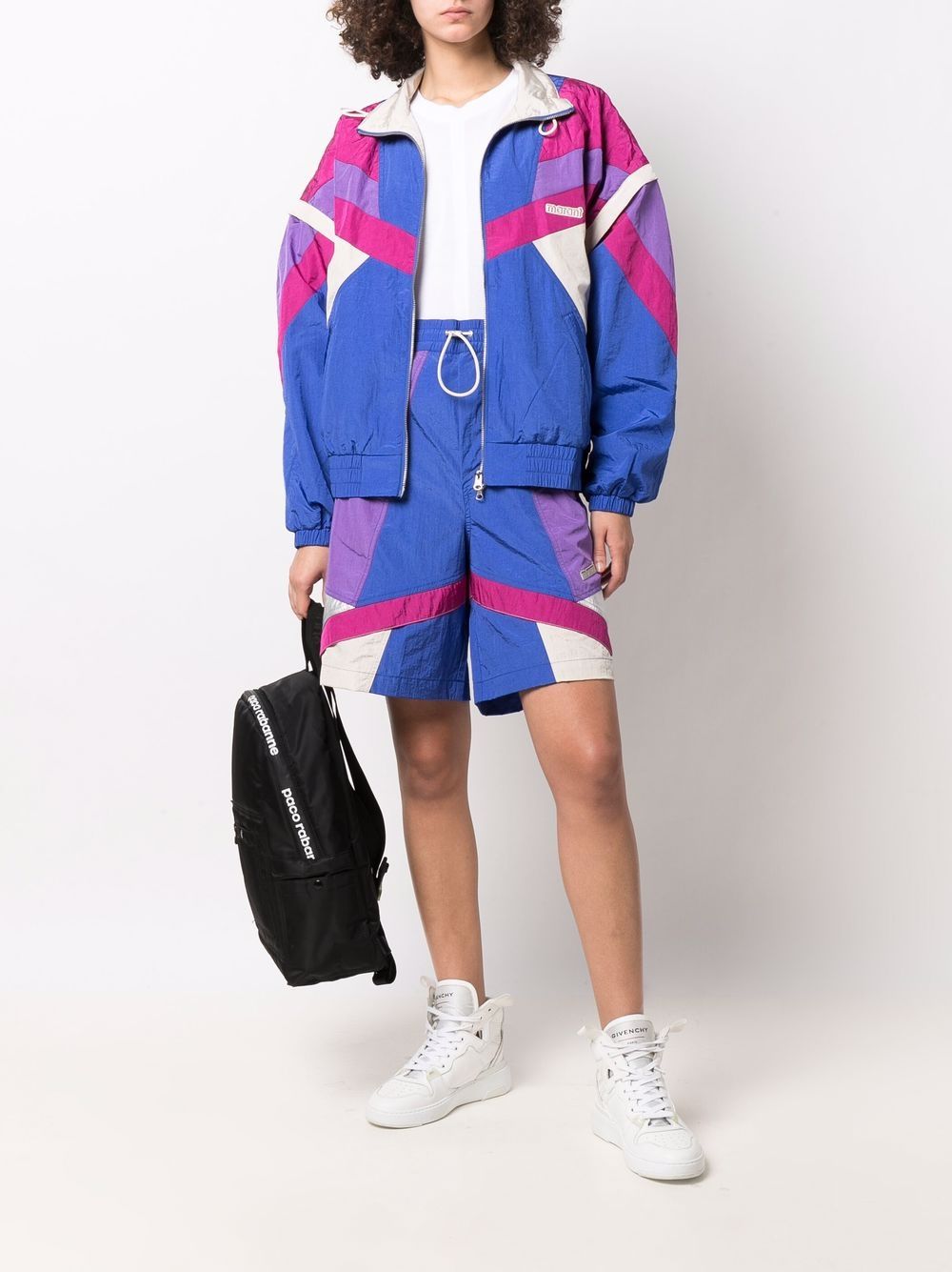 фото Isabel marant спортивная куртка в стиле колор-блок