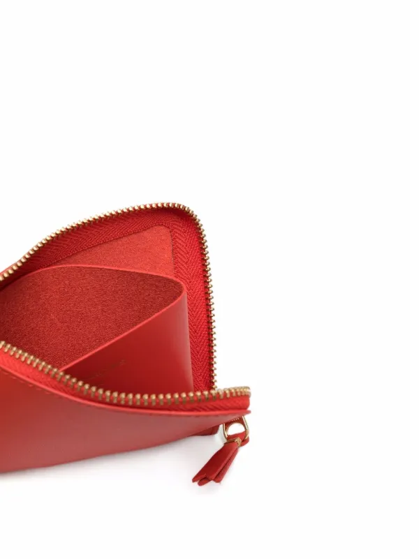 Comme Des Garçons Wallet zip-up Leather Wallet | Orange | FARFETCH CA