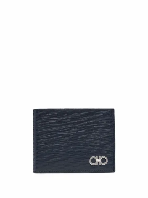 Ferragamo portefeuille pliant Gancini en cuir