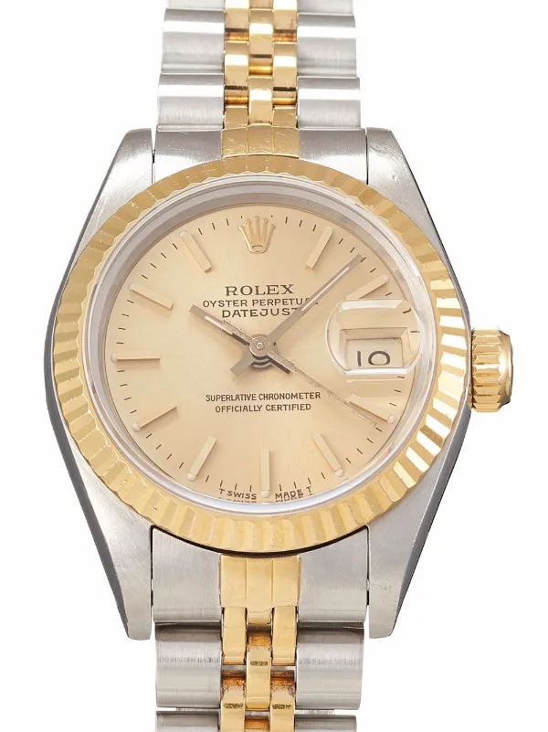 Rolex 1991 pre-owned Lady-Datejust 26mm - Farfetch