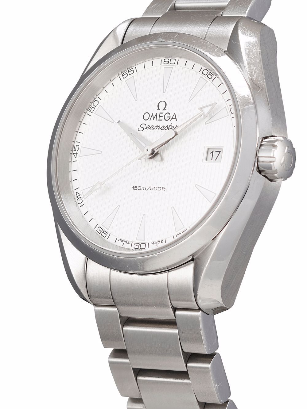 фото Omega наручные часы aqua terra pre-owned 38 мм 2016-го года