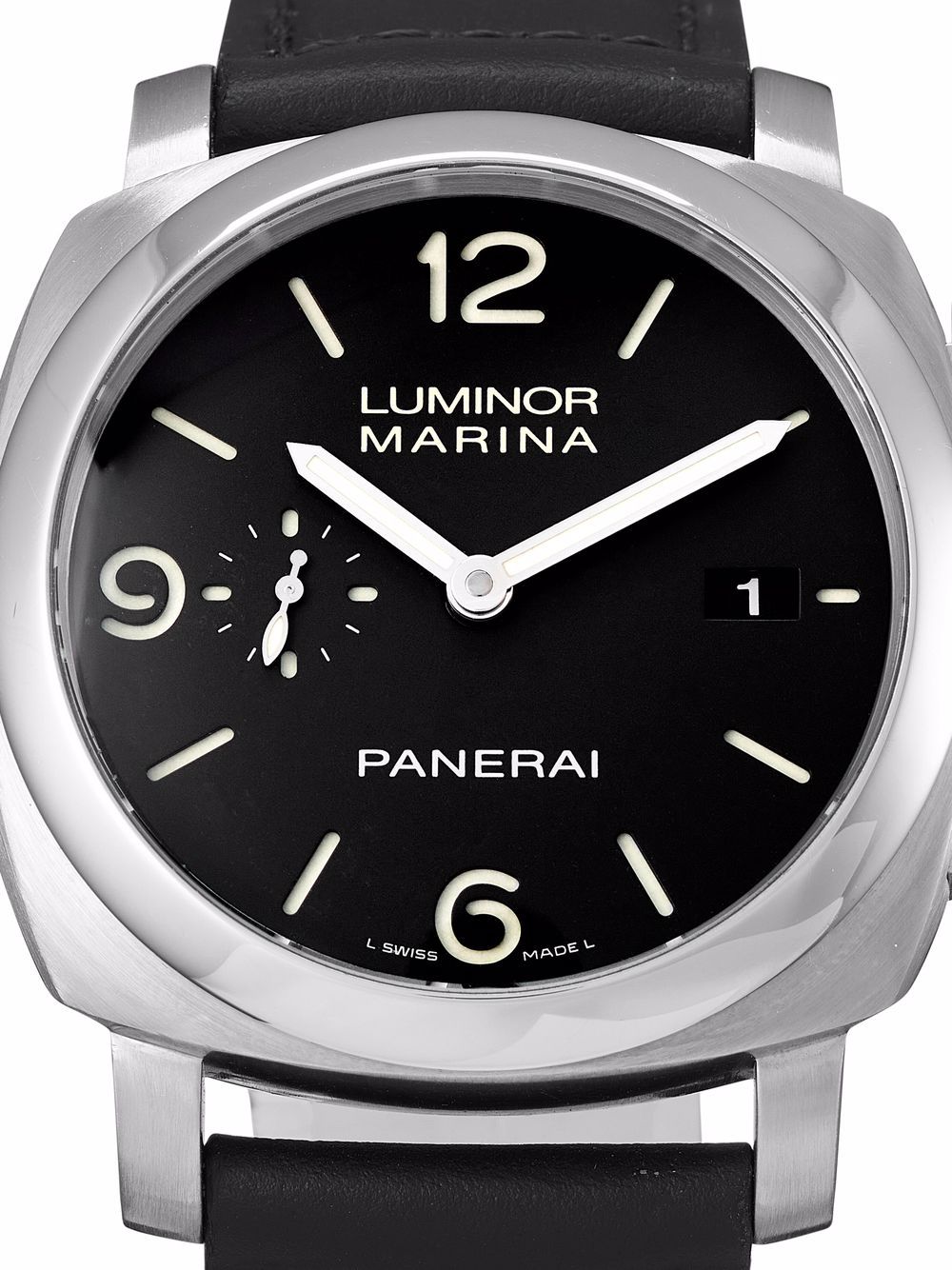 фото Panerai наручные часы luminor 1950 marina 3 days pre-owned 44 мм 2013-го года