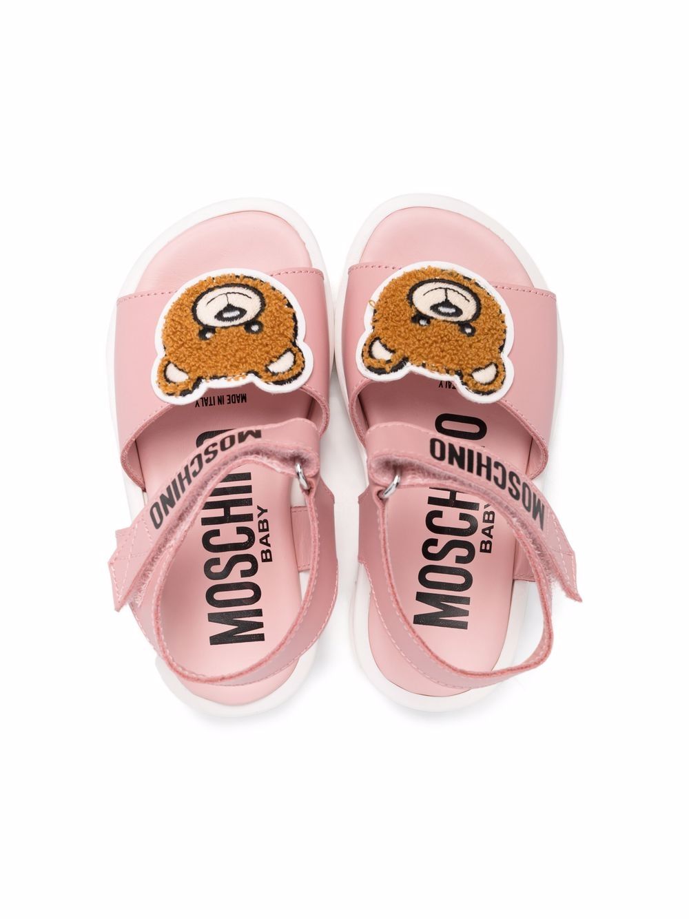 фото Moschino kids сандалии teddy bear с ремешками