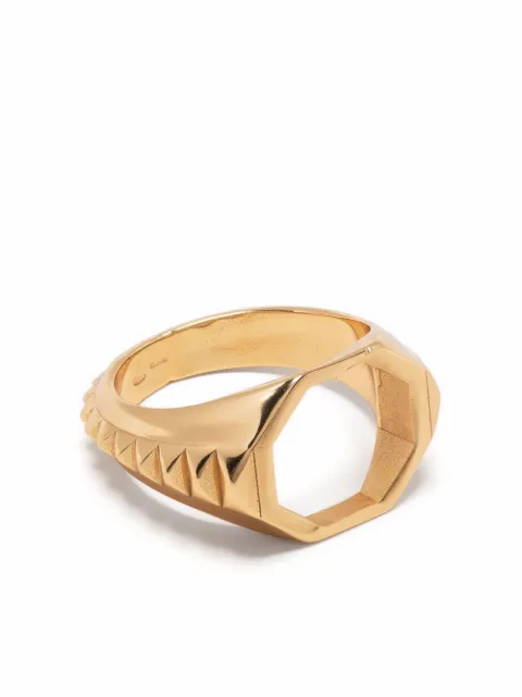 Emanuele Bicocchi open studded signet ring