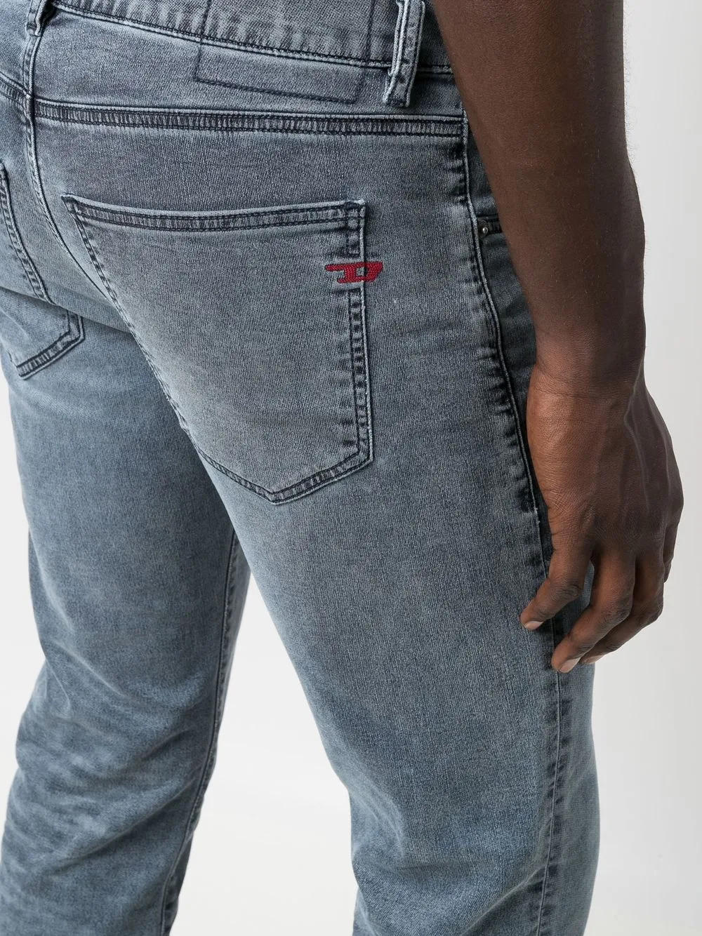 Diesel Slim-fit jeans Blauw