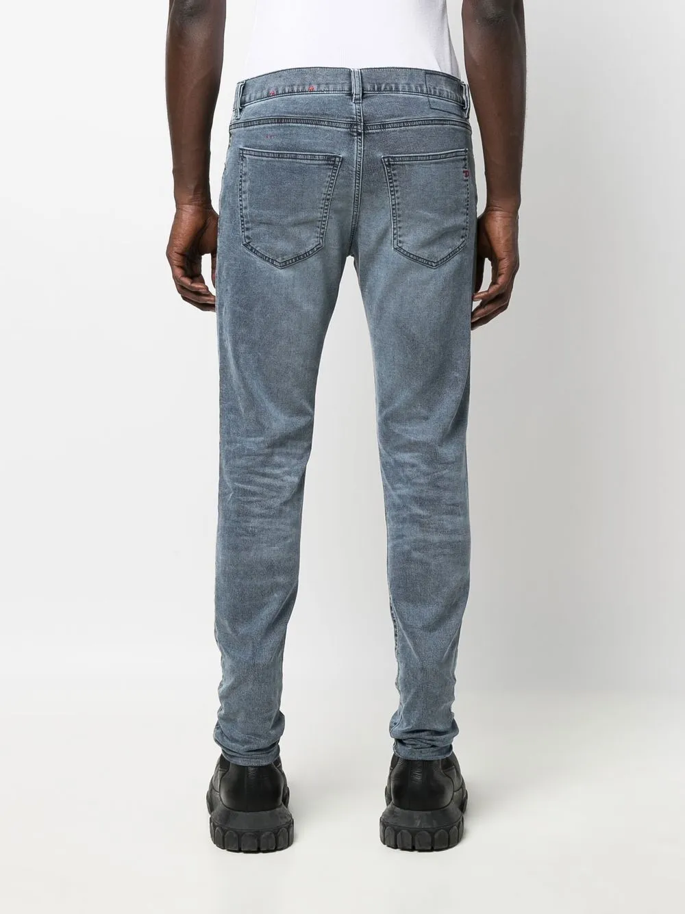 Diesel Slim-fit jeans Blauw