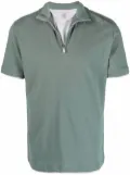 Eleventy half-zip polo shirt - Green