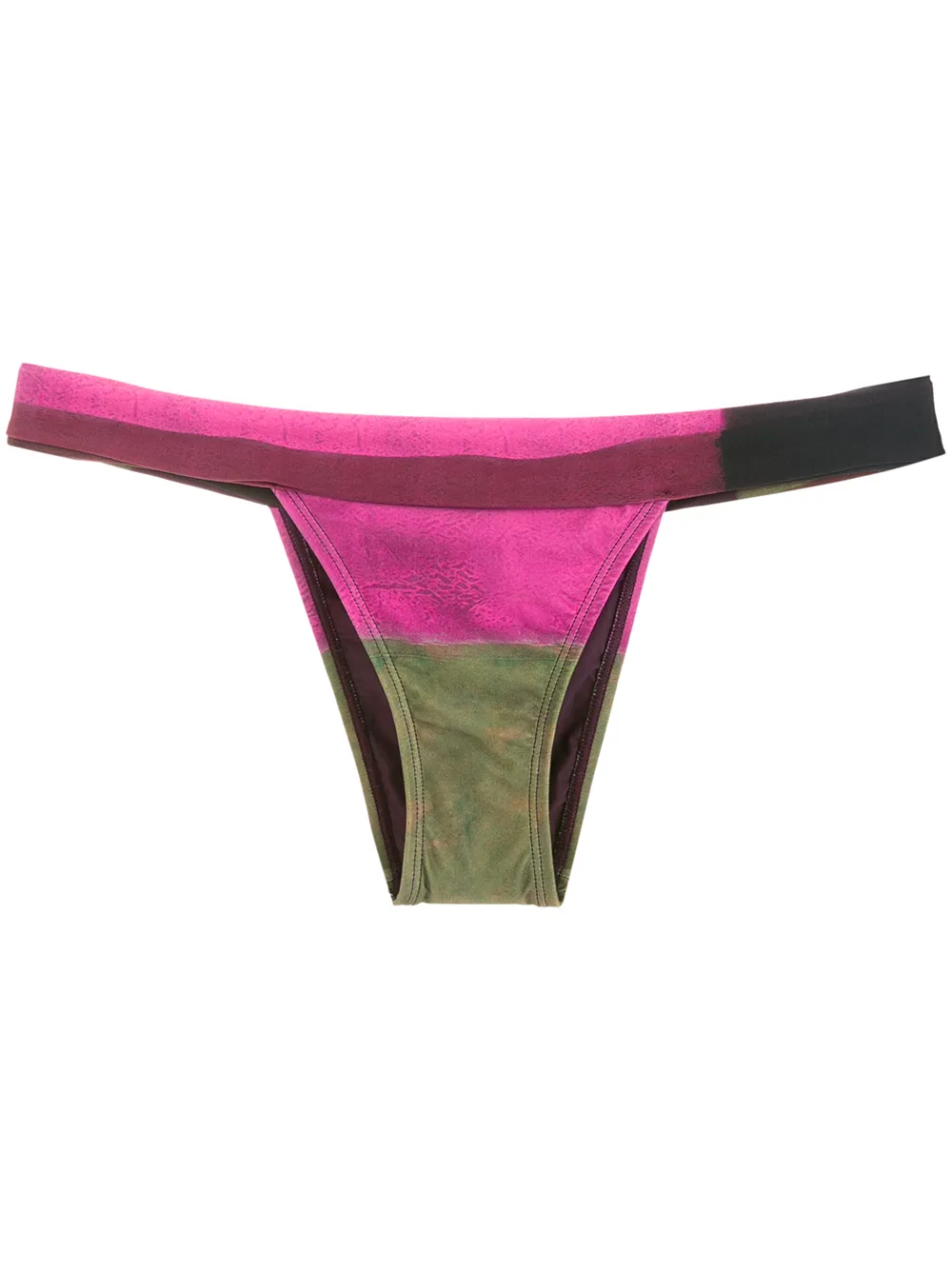 Lenny Niemeyer Lenny Rothko-print Bikini Bottoms In Pink