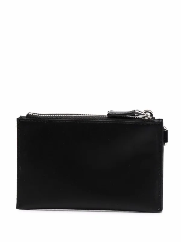 バッグ SS1999 PRADA LIST WALLET PRADA Prada Saffiano Nylon Leather Long Wallet Black used
