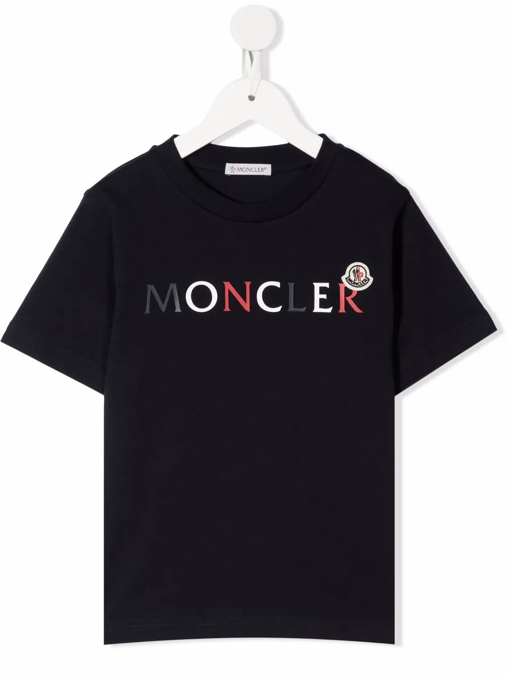 фото Moncler enfant футболка с логотипом