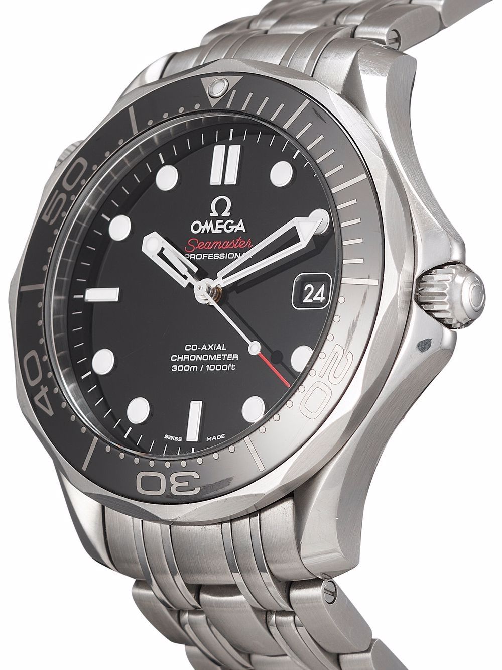 фото Omega наручные часы seamaster diver 300 м pre-owned 41 мм 2017-го года