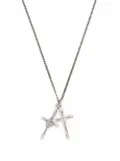 Emanuele Bicocchi double cross necklace - Silver